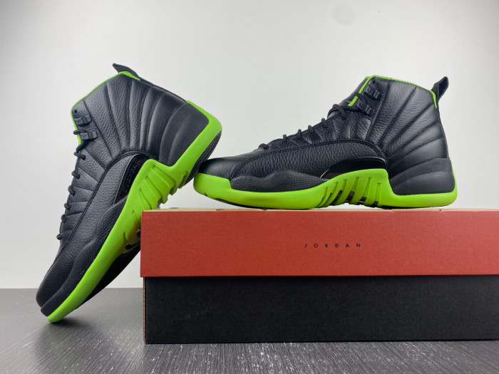 AIR JORDAN 12 BLACK/GREEN AJ12-01