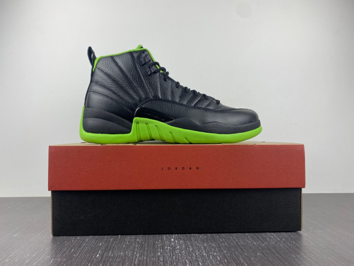 AIR JORDAN 12 BLACK/GREEN AJ12-01