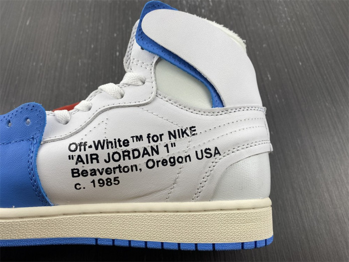OW Air Jordan 1 AQ0818-168