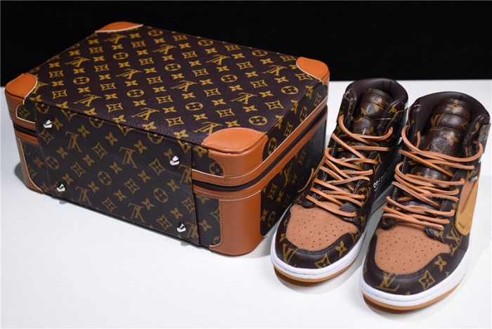 l**is V*t*n x ow x air jordan 1 customs mens aq0818-202