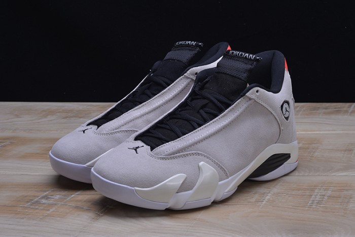 AIR JORDAN 14 RETRO "DESERT SAND" black/ white mens 487471-021