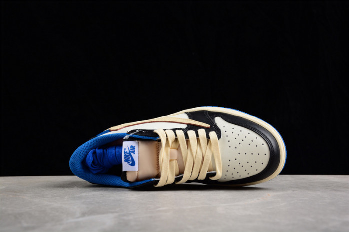 TRAVIS SCOTT X FRAGMENT X AIR JORDAN 1 LOW OG DM7866-140