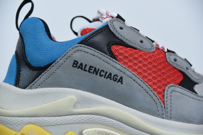 BL TRIPLE S TRAINERS CLEAR SOLE BLUE ADN RED 541624 W09O1 2120