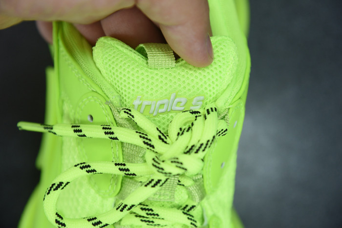 BL TRIPLE S TRAINERS CLEAR SOLE FLLO YELLOW 541624 W09O1 9002