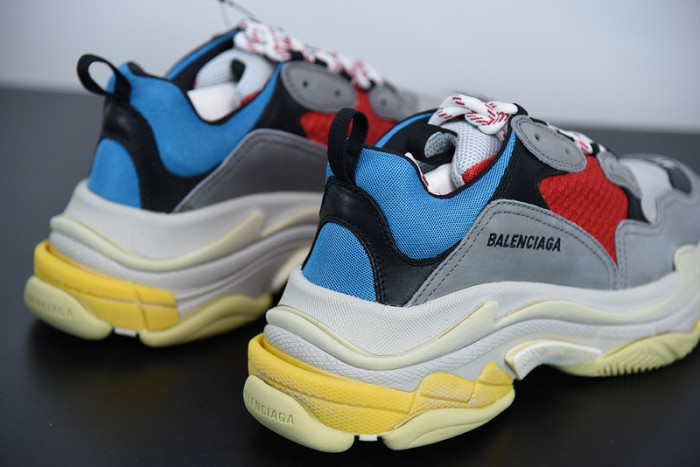 BL TRIPLE S TRAINERS CLEAR SOLE BLUE ADN RED 541624 W09O1 2120