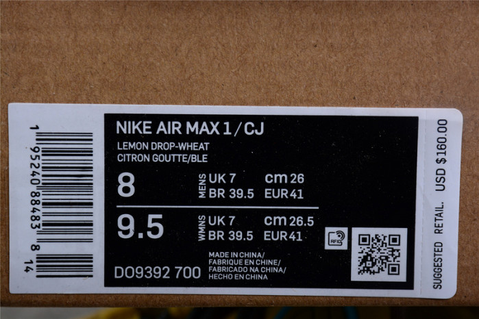 Travis Scott Nike Air Max 1 