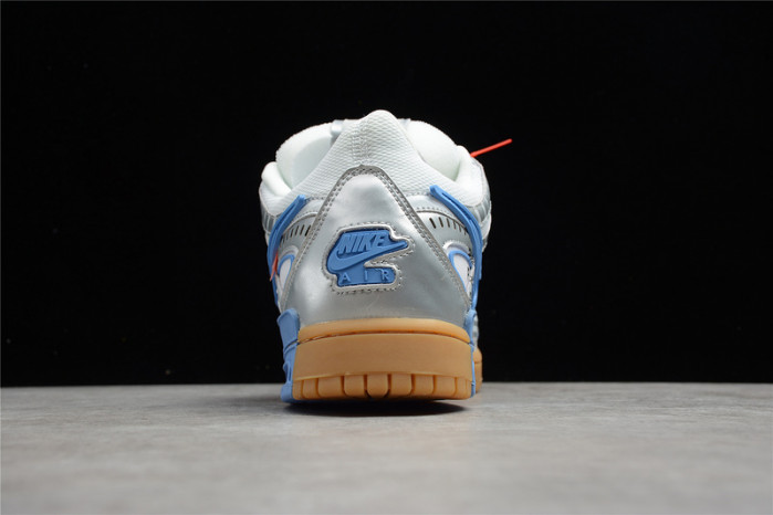 OW x Nike Air Rubber Dunk “University Blue” CU6015-100