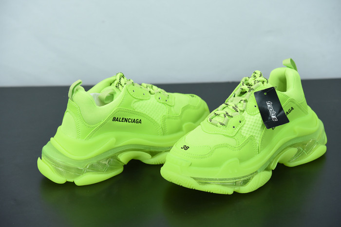 BL TRIPLE S TRAINERS CLEAR SOLE FLLO YELLOW 541624 W09O1 9002