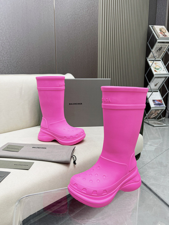 balenciaga x Cr*0*s chunky rubber boots