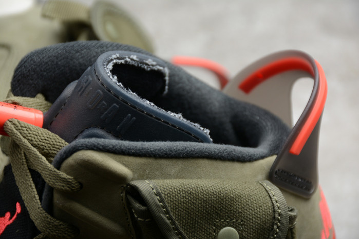 Travis Scott Air Jordan 6 Medium Olive - CN1084-200
