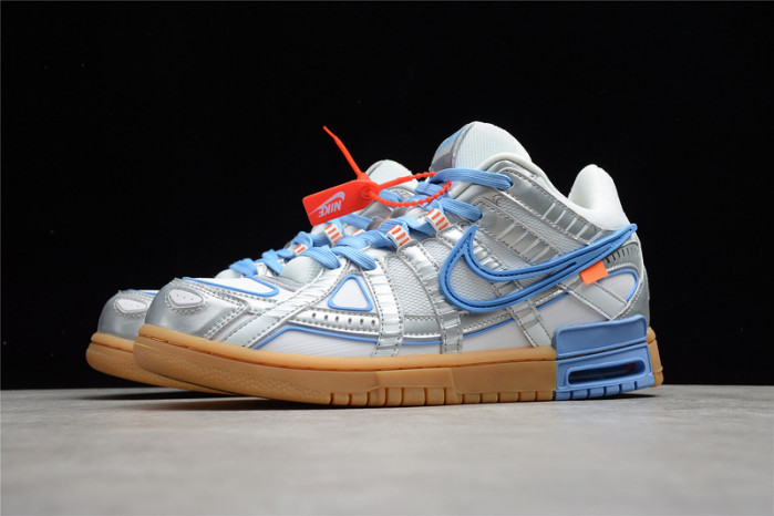 OW x Nike Air Rubber Dunk “University Blue” CU6015-100