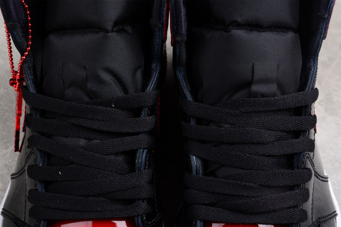 Air Jordan 1 Bred Patent Leather 555088-063