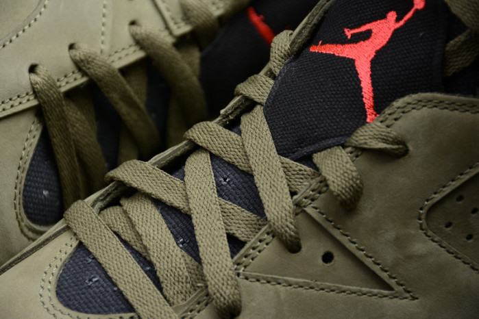 Travis Scott Air Jordan 6 Medium Olive - CN1084-200
