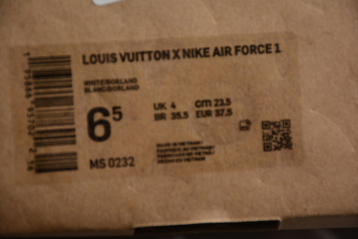 LV X NIKE AIR FORCE SNEAKER MS 0232