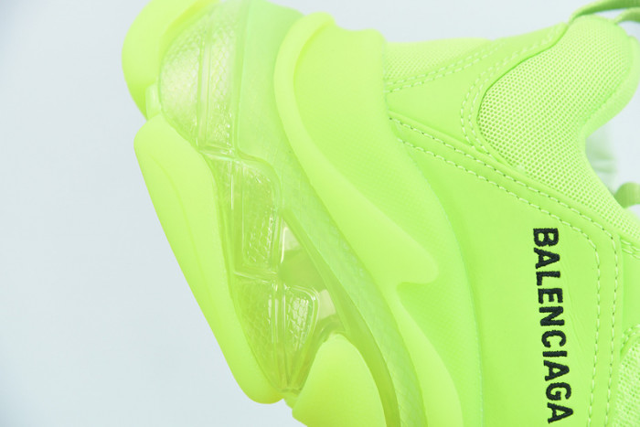 BL TRIPLE S TRAINERS CLEAR SOLE FLLO YELLOW 541624 W09O1 9002