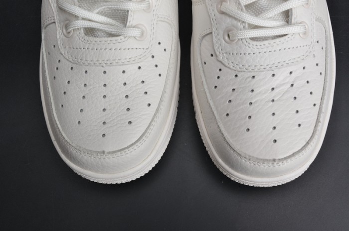 Nike Air Force 1 Mid “Triple Ivory” white AA6655-100