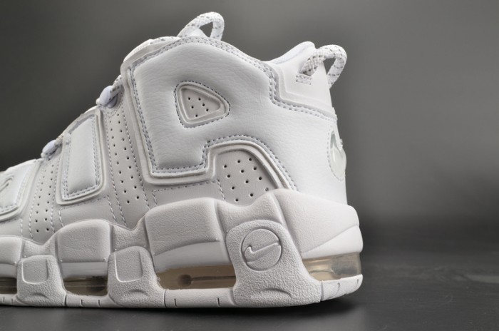 Nike Air More Uptempo “Triple White” mens 921948-100